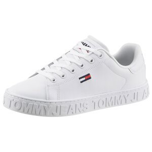 Tommy Jeans Sneaker  biela / tmavomodrá / červená