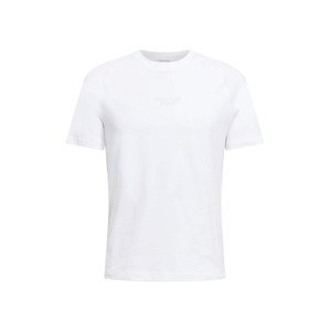Calvin Klein Tričko  biela / svetlosivá