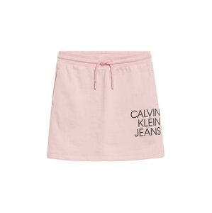 Calvin Klein Jeans Sukňa  svetloružová / čierna