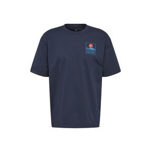EDWIN Tričko 'Sunset On'  námornícka modrá