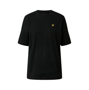 Lyle & Scott Oversize tričko  čierna / žltá