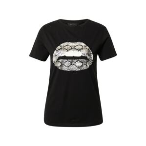NEW LOOK Tričko  čierna / béžová / biela / strieborná