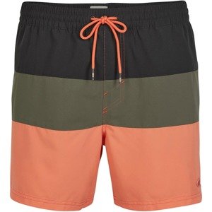 O'NEILL Surferské šortky  oranžová / olivová / tmavomodrá