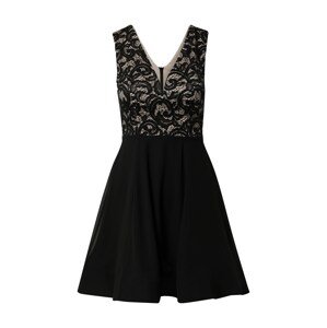 Skirt & Stiletto Kokteilové šaty  čierna / béžová