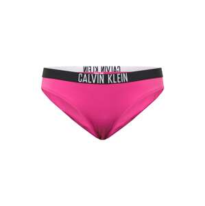 Calvin Klein Swimwear Bikinové nohavičky  fuksia / čierna / biela