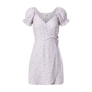 HOLLISTER Letné šaty  fialová / sivá / biela