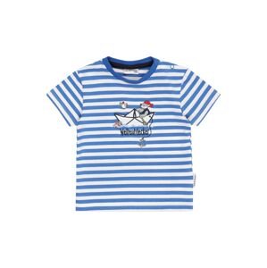 SALT AND PEPPER T-Shirt  nebesky modrá / biela / námornícka modrá / červená