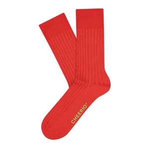CHEERIO* Ponožky 'TOUGH GUY'  červená