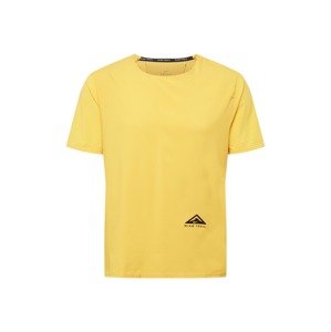 NIKE Funkčné tričko 'RISE 365'  žltá / čierna