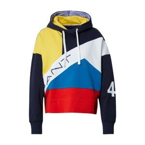 GANT Sweatshirt  tmavomodrá / biela / červená / žltá / nebesky modrá