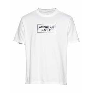 American Eagle Shirt  biela / čierna