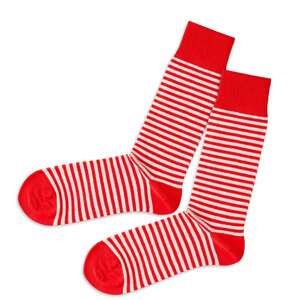 DillySocks Ponožky  biela / červená