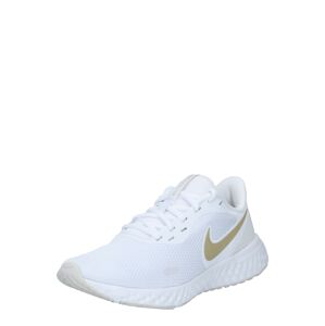 NIKE Bežecká obuv 'Nike Revolution 5'  zlatá / biela