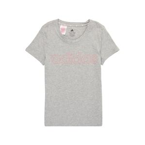 ADIDAS PERFORMANCE Funkčné tričko  sivá melírovaná / ružová