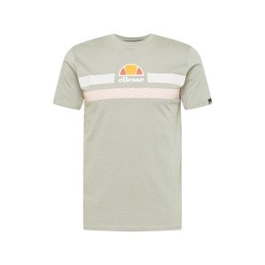 ELLESSE Tričko 'Glisenta'  biela / oranžová / svetlozelená