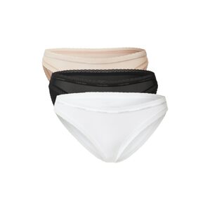 Calvin Klein Underwear Nohavičky  telová / čierna / biela