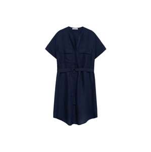 MANGO Košeľové šaty 'Cotili8'  námornícka modrá