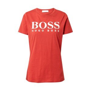 BOSS Casual Tričko 'C_Elogo1'  červená / biela