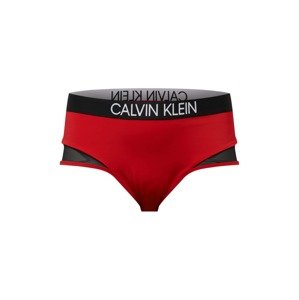 Calvin Klein Swimwear Plus Bikinové nohavičky  červená / čierna / biela