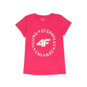 4F Funkčné tričko  pitaya / biela