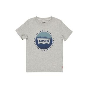 LEVI'S Tričko  sivá melírovaná / modrosivá