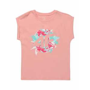 4F Funkčné tričko  koralová / biela / ružová / tyrkysová