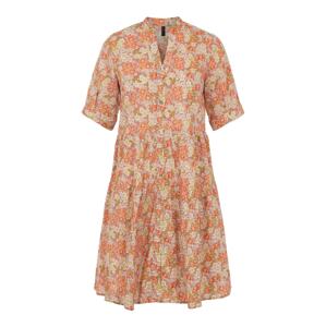 Y.A.S Košeľové šaty 'Dowa'  oranžová / biela / ružová / staroružová / svetlozelená