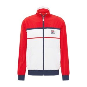 FILA Športová bunda 'Max'  biela / červená / modrosivá
