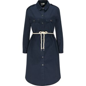 DreiMaster Vintage Košeľové šaty  tmavomodrá / námornícka modrá