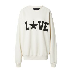 RAIINE Sweatshirt 'LAUREL'  biela / čierna