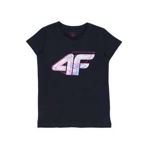 4F Funkčné tričko  tmavomodrá / biela / ružová / nebesky modrá / svetloružová