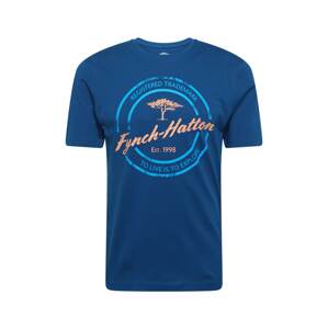 FYNCH-HATTON Tričko  modrá / svetlomodrá / pastelovo oranžová