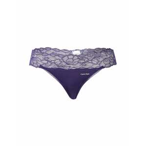 Calvin Klein Underwear Tangá  fialová / biela