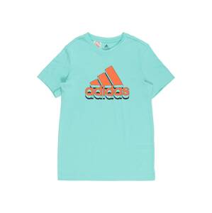 ADIDAS PERFORMANCE Funkčné tričko  tyrkysová / oranžová / čierna