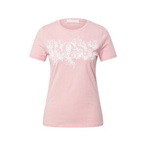 BOSS Casual Tričko 'Elogo2'  ružová / biela