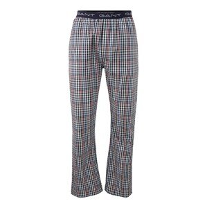 GANT Pyžamové nohavice  modrá / biela / ružová / červená