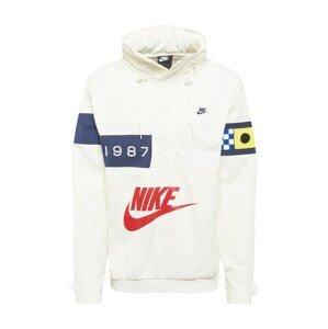 Nike Sportswear Prechodná bunda 'Reissue'  biela / červená / námornícka modrá / žltá