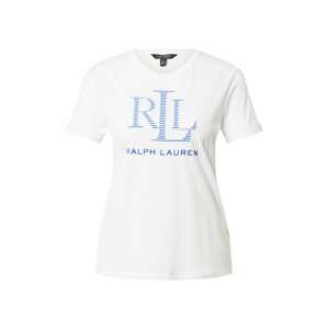Lauren Ralph Lauren Tričko 'KATLIN'  biela / modrá