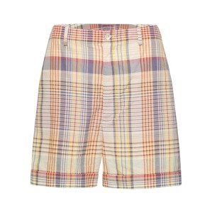Polo Ralph Lauren Shorts 'LYDA'  svetlobéžová / tmavočervená / fialová / svetlohnedá