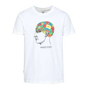 Wemoto Shirt 'MIND'  biela / zmiešané farby