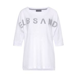 Elbsand Tričko  sivá / biela