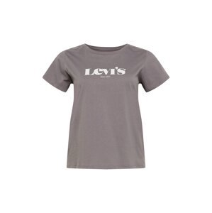 Levi's® Plus Tričko 'PERFECT'  farby bahna / biela
