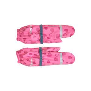 PLAYSHOES Rukavice 'Herzchen'  ružová / pitaya / sivá / modrofialová