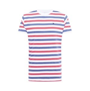 Wemoto Shirt 'WARREN'  červená / biela / modrosivá
