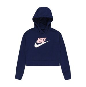 Nike Sportswear Mikina  námornícka modrá / biela / svetloružová