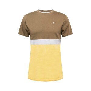 Wemoto Shirt 'CHESTER'  olivová / zlatá žltá / sivá / biela