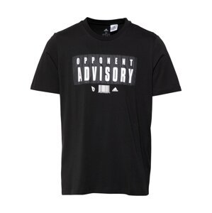 ADIDAS PERFORMANCE Funkčné tričko 'DAME'  čierna / biela