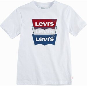 LEVI'S Tričko  biela / červená / modrá / sivá