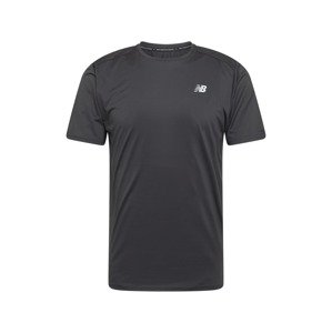 new balance Funkčné tričko 'ACCELERATE'  čierna / biela
