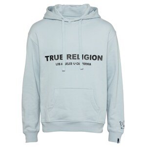 True Religion Mikina  svetlomodrá / čierna